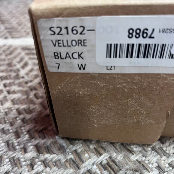 Softwalk Black Vellore Flats Sz 7 Wide - Picture 7 of 7